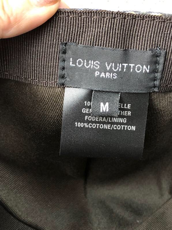 ブランド帽子内部構造